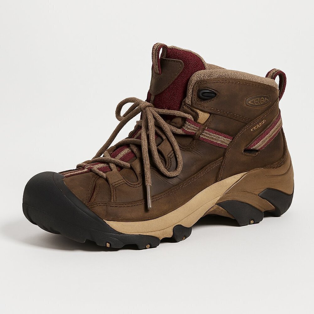 KEEN Targhee II Mid Waterproof Leather Trail Hiking Boots Women’s 8 Gorpcore